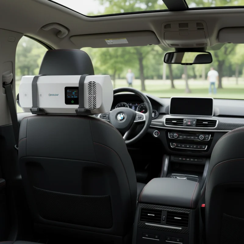 PurCar air purifier — HEPA H13 Filter & Ioniser - For all vehicles