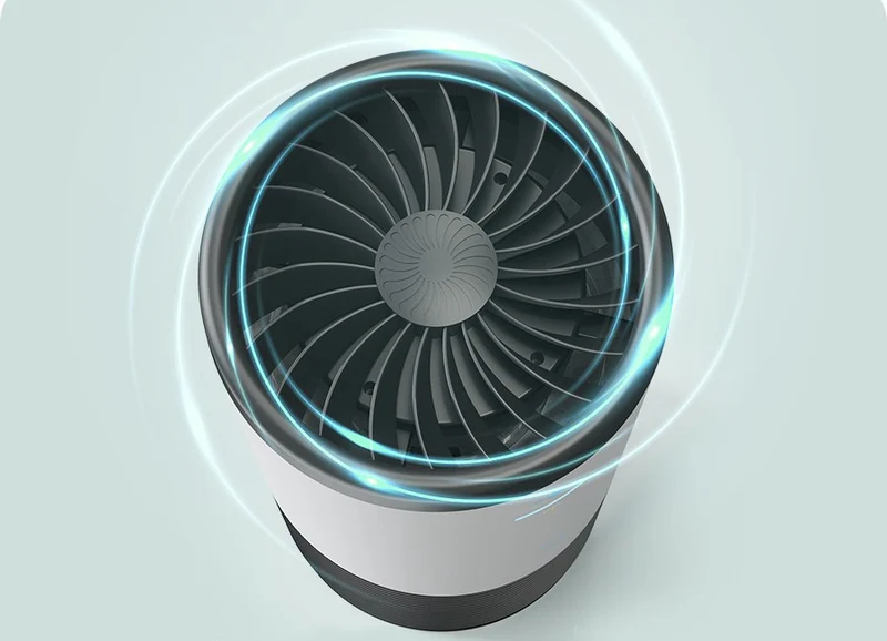 TeraPur 600 air purifier — 80 m² (850 sq ft) coverage area - Ultimate all-in-one