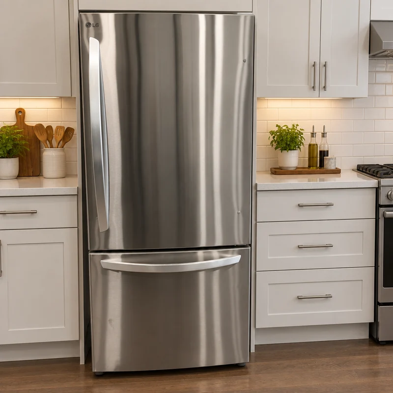 LG 30'' Réfrigérateur 2 Portes - Inox - Reconditionné