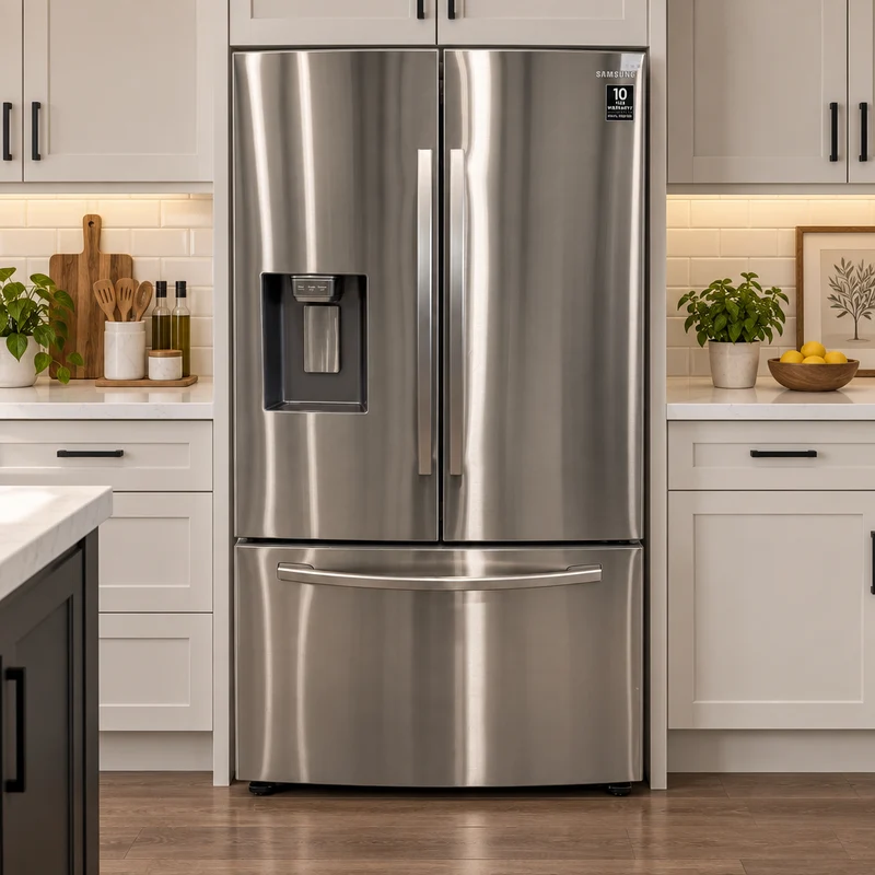 SAMSUNG 36'' Réfrigérateur 3 Portes - Inox - Reconditionné