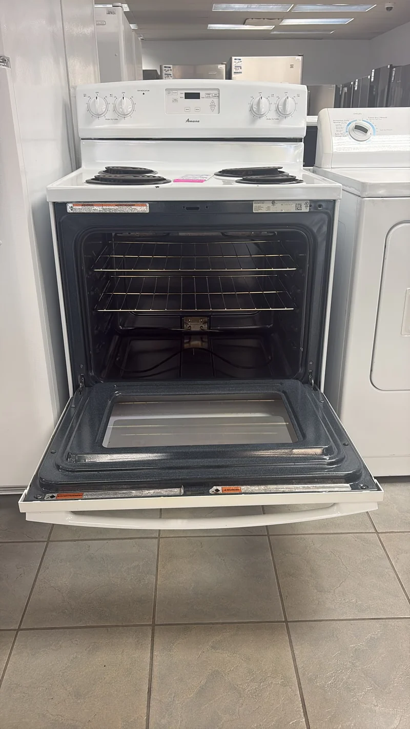 Amana 30'' Cuisinière Serpentin- Blanc - Reconditionné
