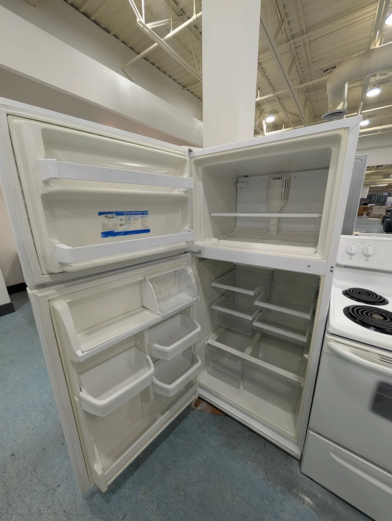 Whirlpool 30" Réfrigérateur Congélateur Supérieur - Blanc - Reconditionnée