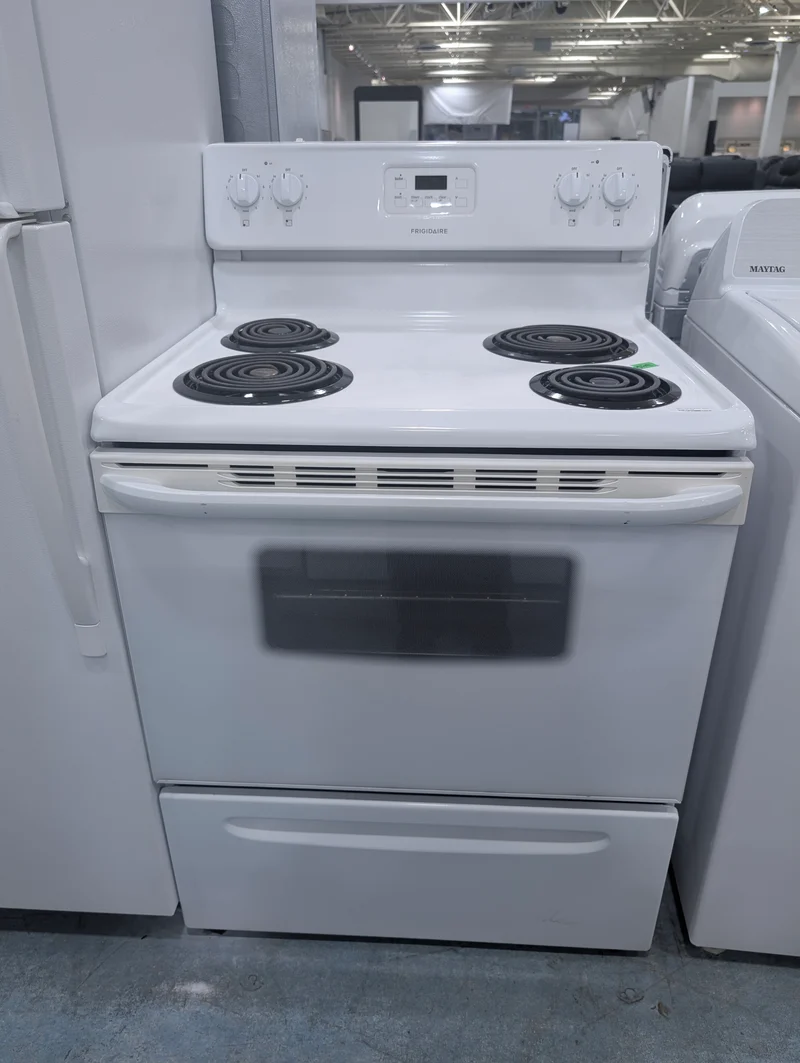 Frigidaire 30'' Cuisinière Serpentin - Blanc- Reconditionnée