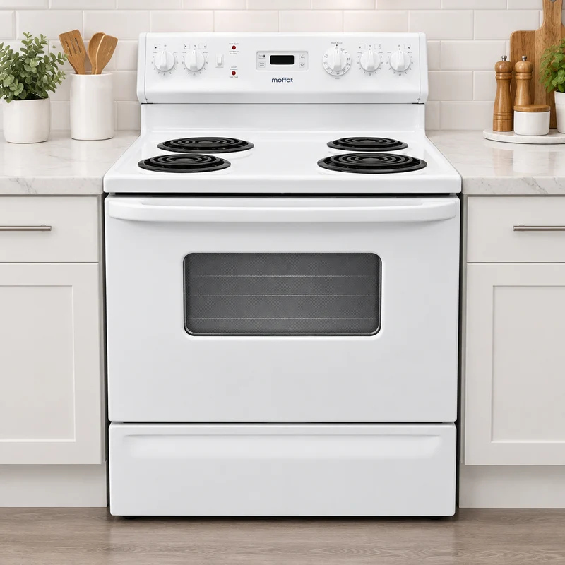 Moffat 30'' Cuisinière Serpentin - Blanc- Reconditionnée