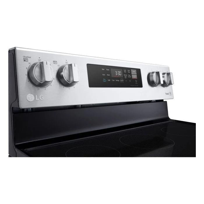 LG 30'' 6.3 pi cu Cuisinière Vitrocéramique - Inox - LREL6321S -NEUF