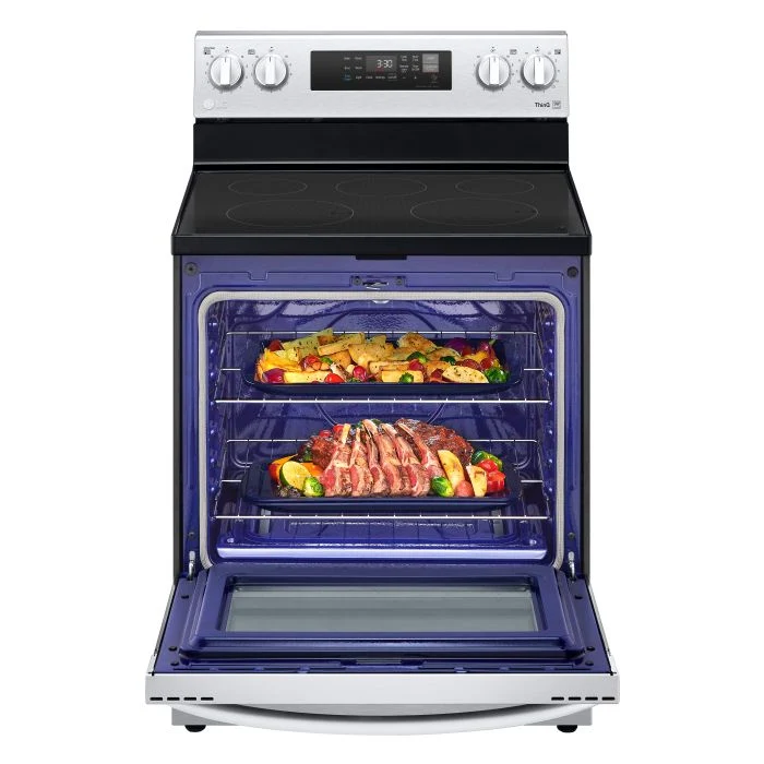 LG 30'' 6.3 pi cu Cuisinière Vitrocéramique - Inox - LREL6321S -NEUF