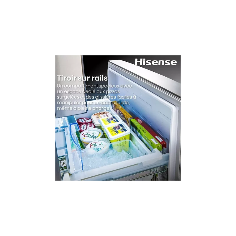 REFRIGERATEUR MULTI PORTES RF815N4SWSE HISENSE