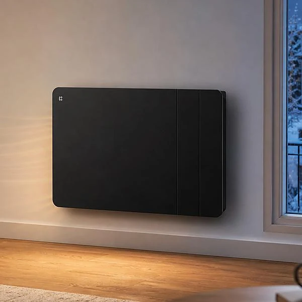 Ciarra Radiateur Connecté WiFi 1500W Inertie Céramique IP24 Noir | CBHTD15A-B