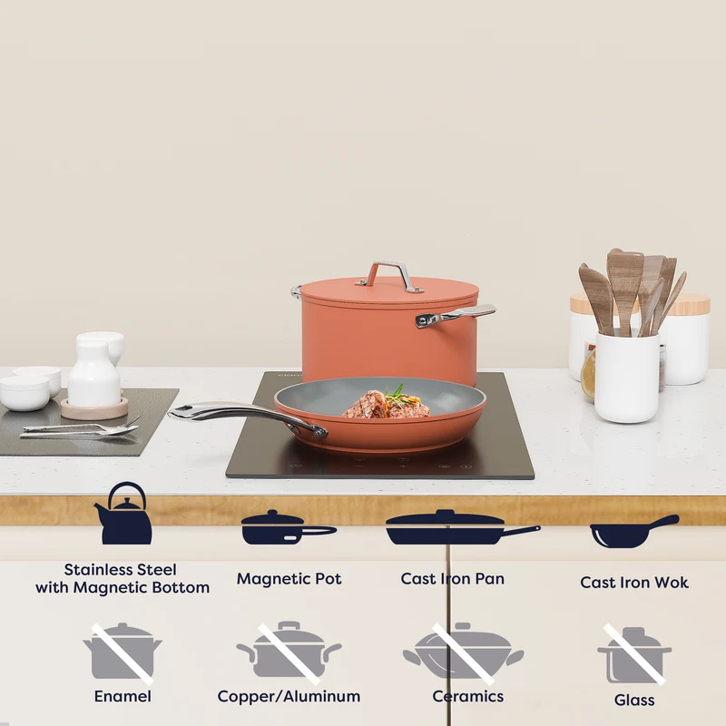 Ciarra Plaque à Induction Encastrable 29cm, 2 Foyers, 3000W, Table de Cuisson Électrique avec Sécurité Enfant et Minuterie | CRGDBIH2