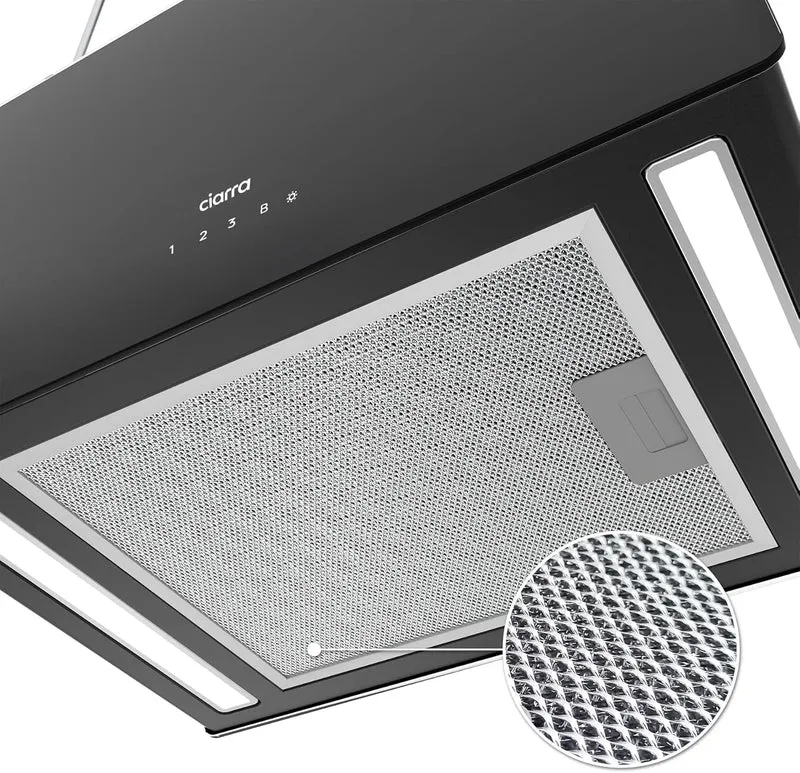 Ciarra Filtre à Graisse en Aluminium pour Hotte Aspirante | AL260319S