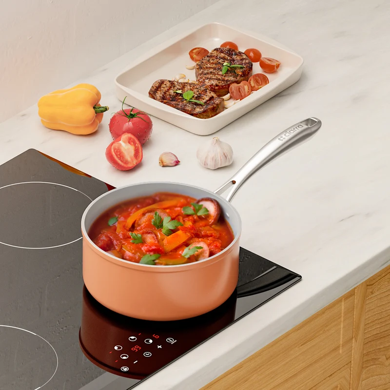 Ciarra Beyond Poele Batterie de cuisine Mini-Duo | Orangina