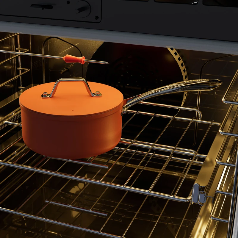 Ciarra Beyond Poele Batterie de cuisine Mini-Duo | Orangina