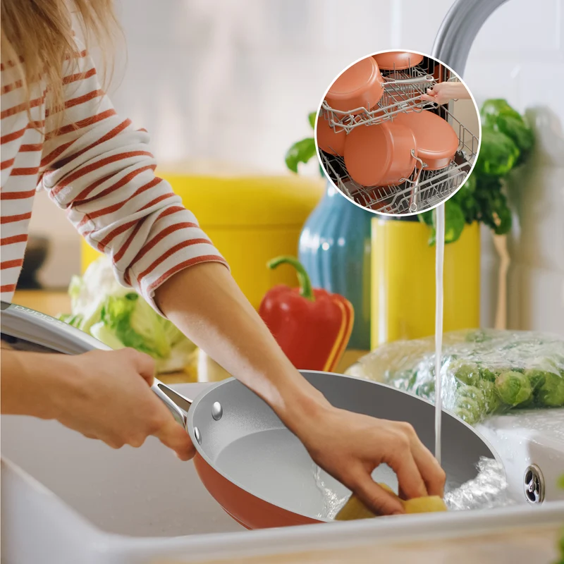 Ciarra Beyond Poele Batterie de cuisine Mini-Duo | Orangina
