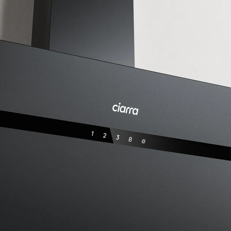 Ciarra Premium Set : Hotte Murale 90cm + Plaque à Induction 60cm 4 Zones
