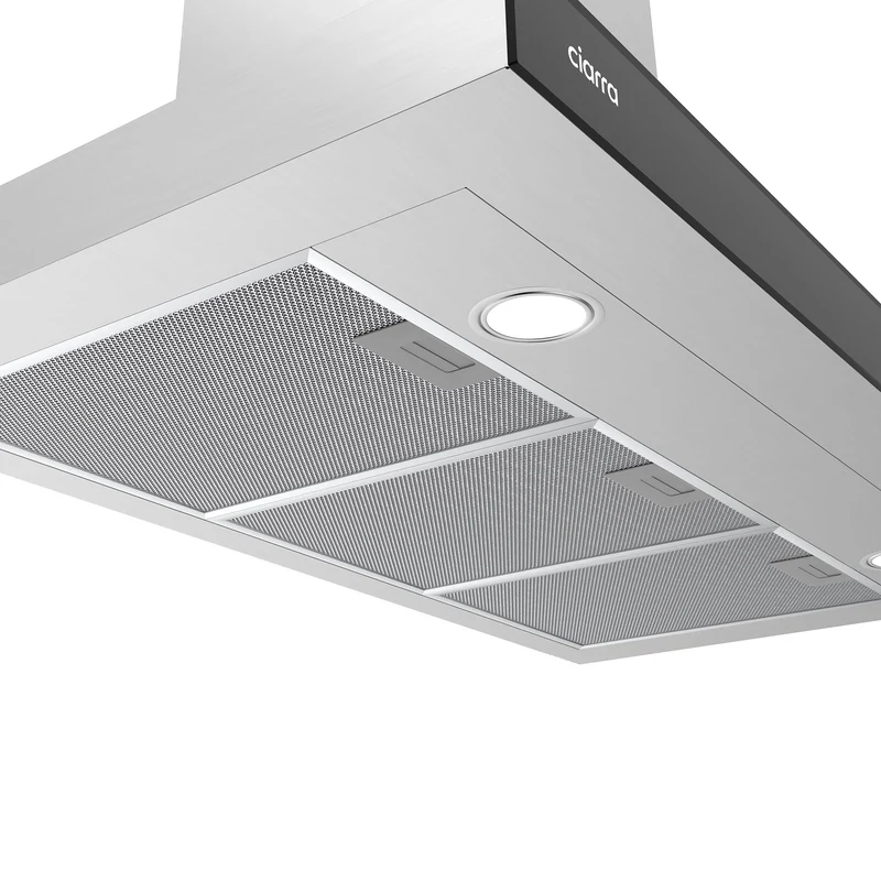 Ciarra Set Puissant : Hotte Murale 90cm + Plaque à Induction 60cm 4 Zones