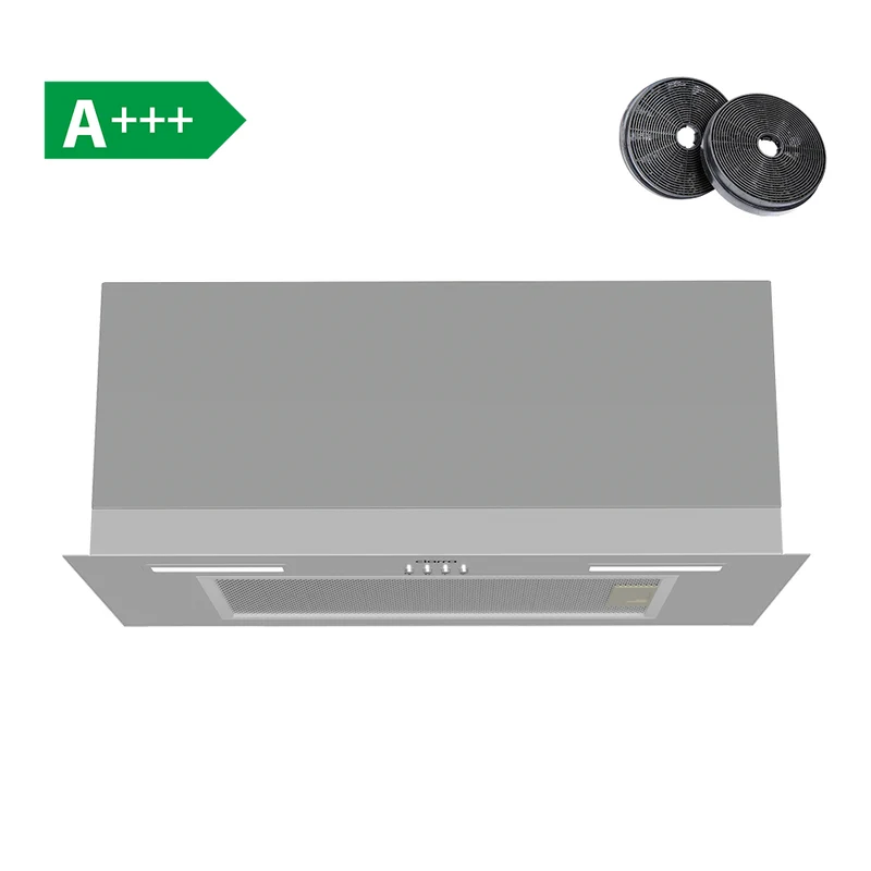 Ciarra Set Compact 60cm : Hotte Encastrée + Plaque à Induction 3 Zones