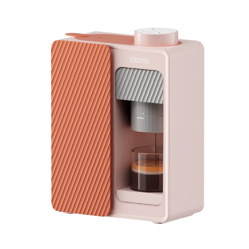 Ciarra BloomBox Cafetiere Expresso Machine à Expresso Portable 15 Bar, Écologique Sans Capsule, Maison & Extérieur