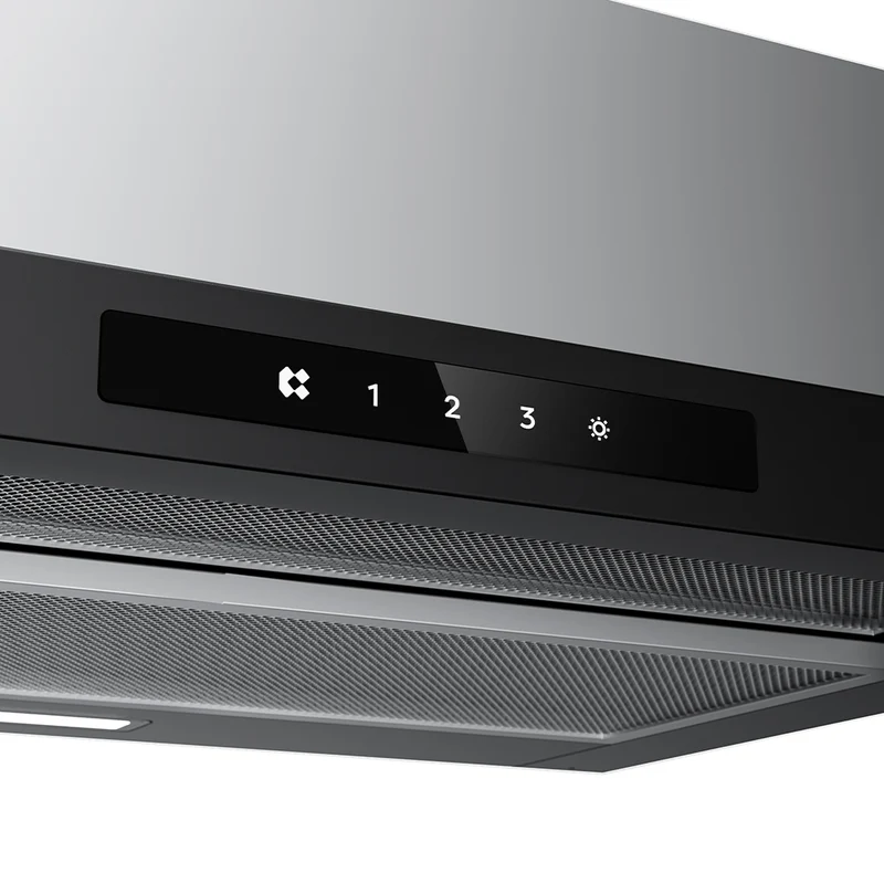 Ciarra Hotte Escamotable 60cm Hotte Tiroir Encastrable Classe A+, Tactile, LED CBCB6909A-OW