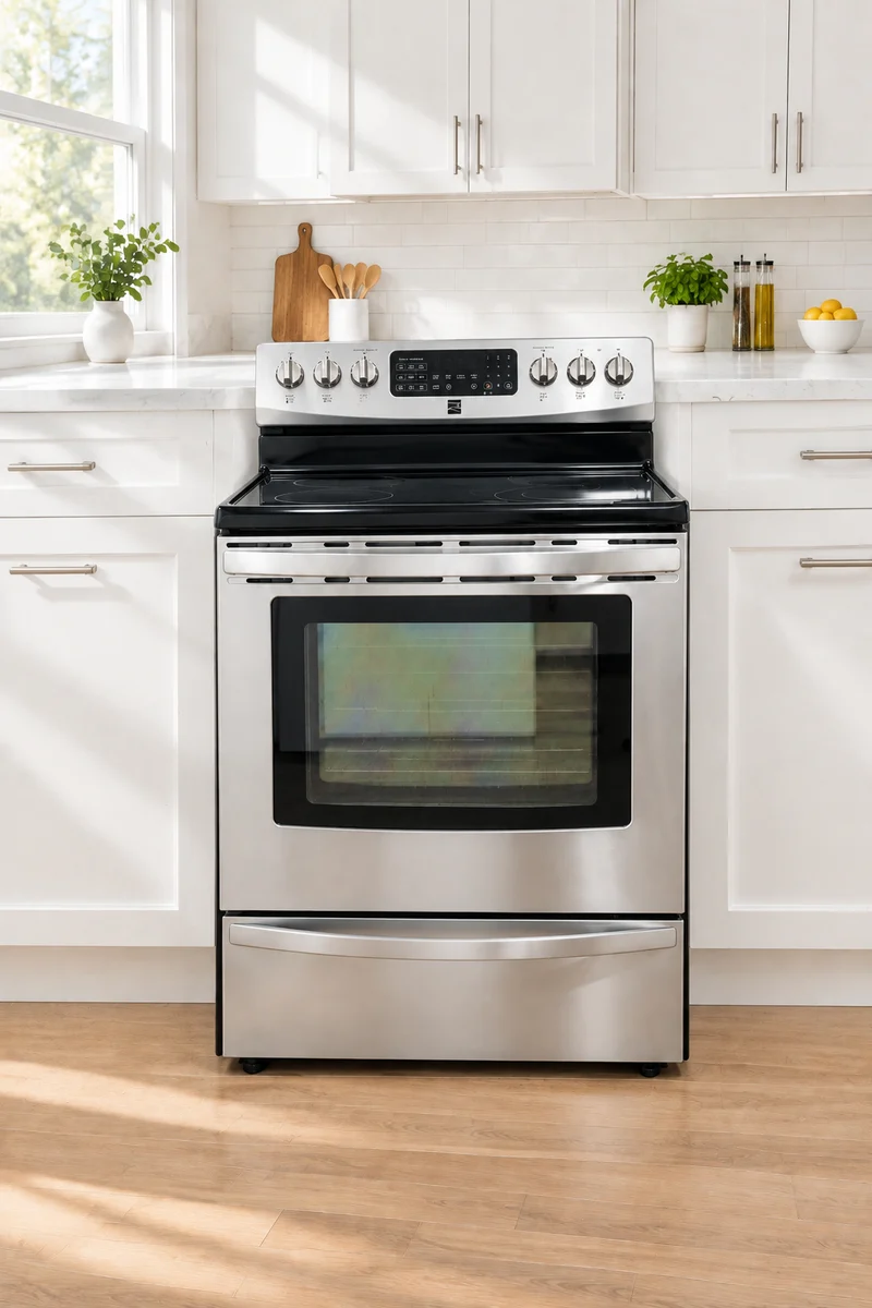 Kenmore 30'' Cuisinière Vitrocéramique - Inox - Reconditionné