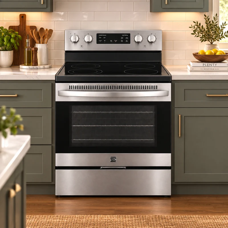 Kenmore 30'' Cuisinière Vitrocéramique - Inox - Reconditionnée