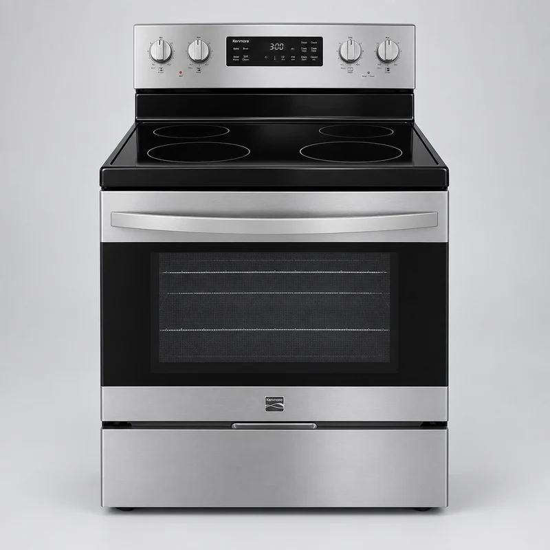 Kenmore 30'' Cuisinière Vitrocéramique - Inox - Reconditionnée
