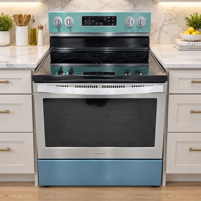 Whirlpool 30'' Cuisinière Vitrocéramique - Inox - Reconditionné