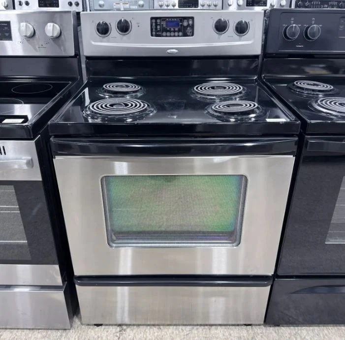 Whirlpool 30'' Cuisinière Serpentin- Inox- Reconditionnée