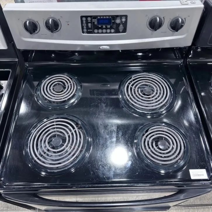 Whirlpool 30'' Cuisinière Serpentin- Inox- Reconditionnée