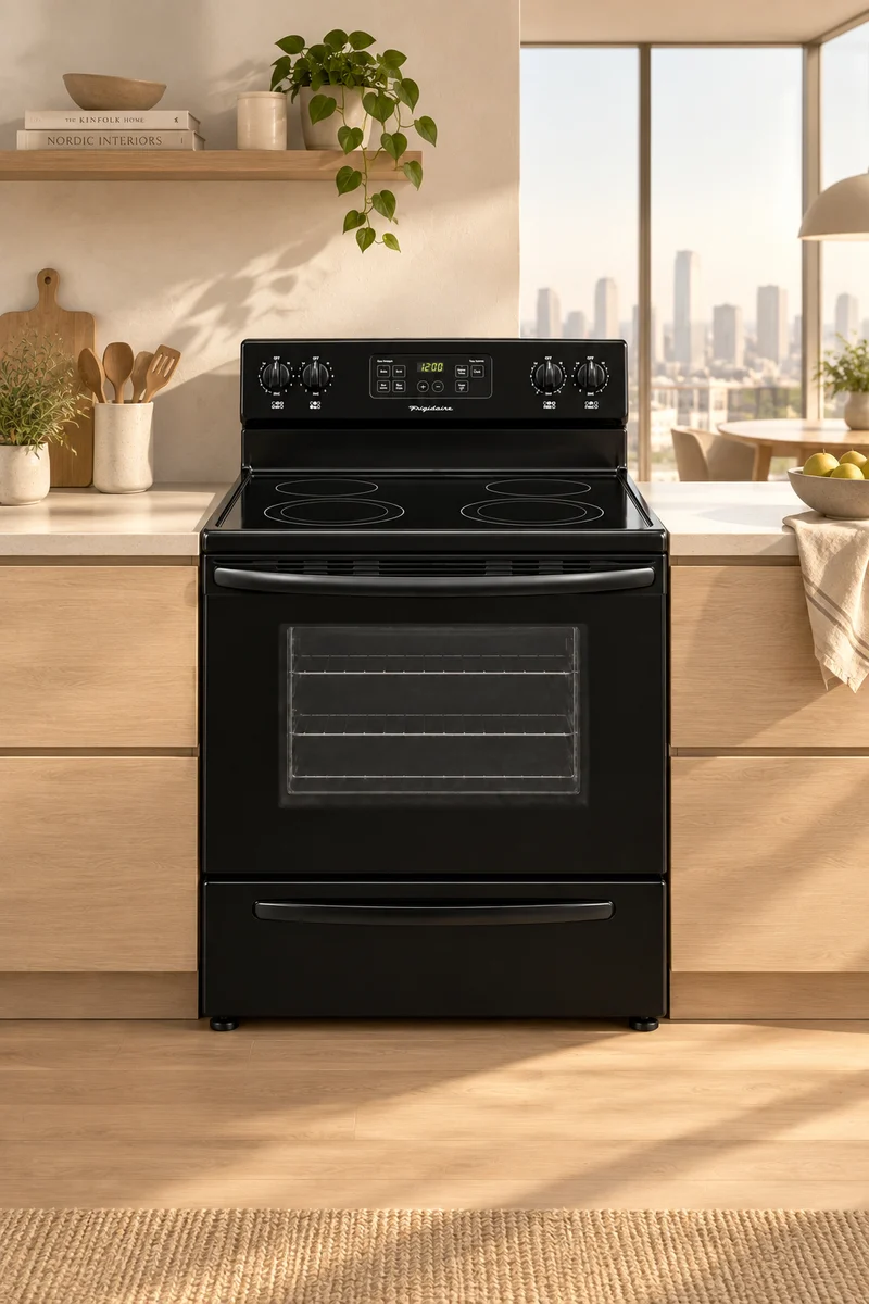 Frigidaire 30'' Cuisinière vitrocéramique - Noir - Reconditionnée