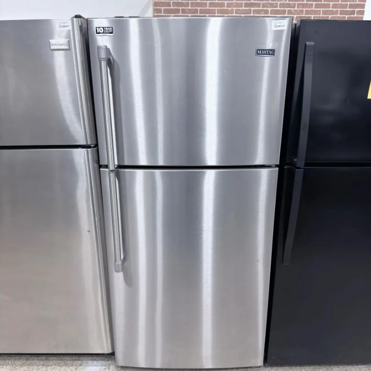 Maytag 30'' Réfrigérateur Congélateur Supérieur - Inox - Reconditionné