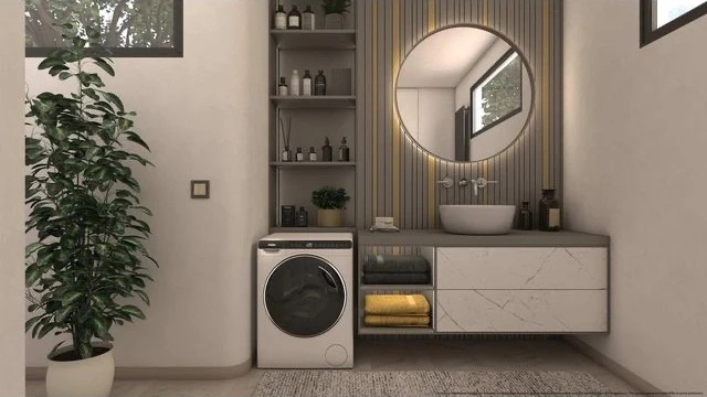 Mini Lave‑linge Haier HW50‑BP12307U1