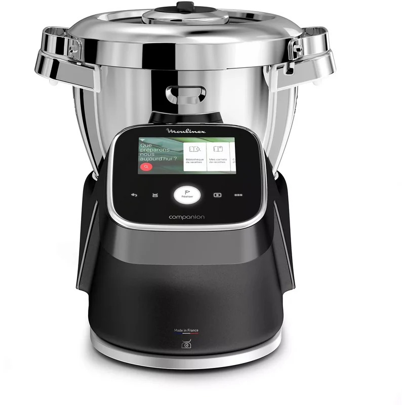 Moulinex Robot cuiseur i-Companion Touch Pro Noir (HF93D810)