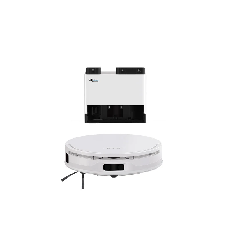 Eziclean Robot aspirateur laveur avec base aspirante All In One Z12 Ultra