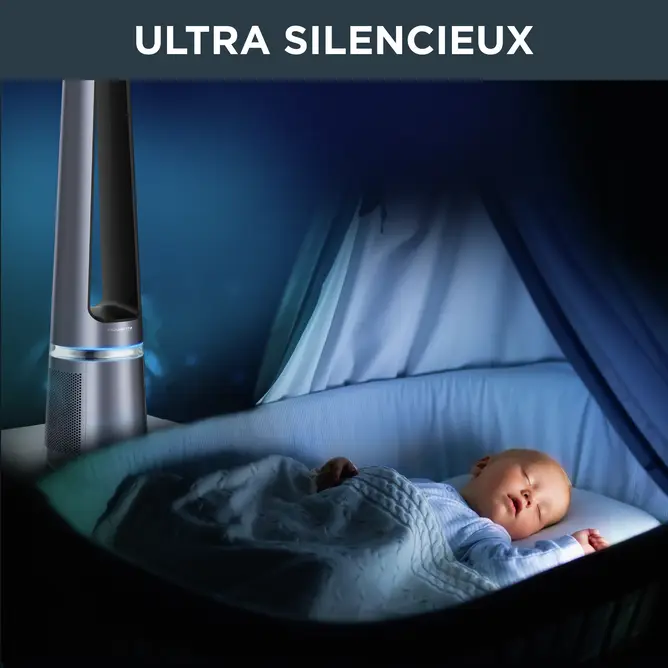 Rowenta Purificateur Ventilateur 2 en 1 Eclipse