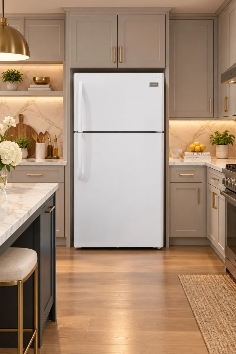 Frigidaire 30" Réfrigérateur Congélateur Supérieur - Blanc - Reconditionnée