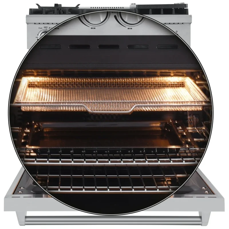 Forno 30'' 4.3 pi cu Cuisinière à Gaz Encastrable - Convection Véritable - Inox - FFSGS6276-30 - Boîte Ouverte