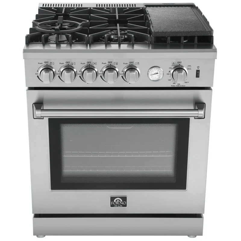 Forno 30'' 4.3 pi cu Cuisinière à Gaz Encastrable - Convection Véritable - Inox - FFSGS6276-30 - Boîte Ouverte