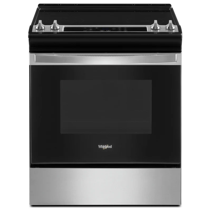 Whirlpool 30'' 4.8 pi cu Cuisinière Électrique Vitrocéramique- Encastrable - Inox - YWEE515S0LS - Boîte Ouverte