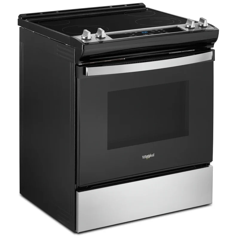 Whirlpool 30'' 4.8 pi cu Cuisinière Électrique Vitrocéramique- Encastrable - Inox - YWEE515S0LS - Boîte Ouverte