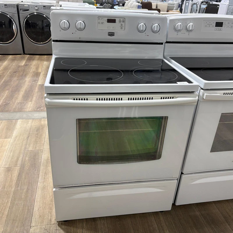 Maytag 30'' Cuisinière Vitrocéramique - Blanc - Reconditionné