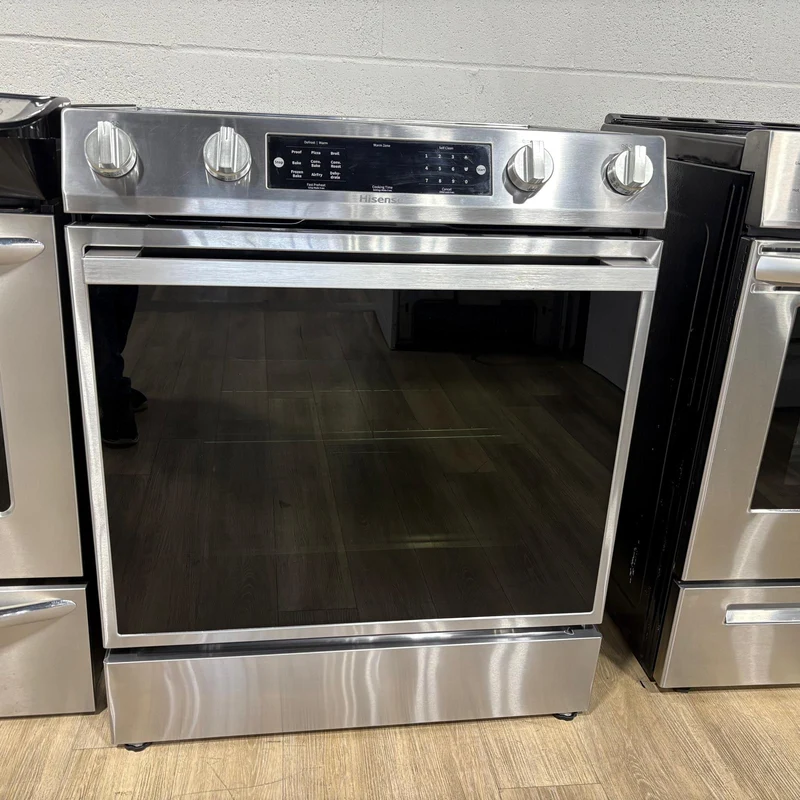Hisense 30'' Cuisinière Vitrocéramique -encastrée - Inox - Reconditionnée