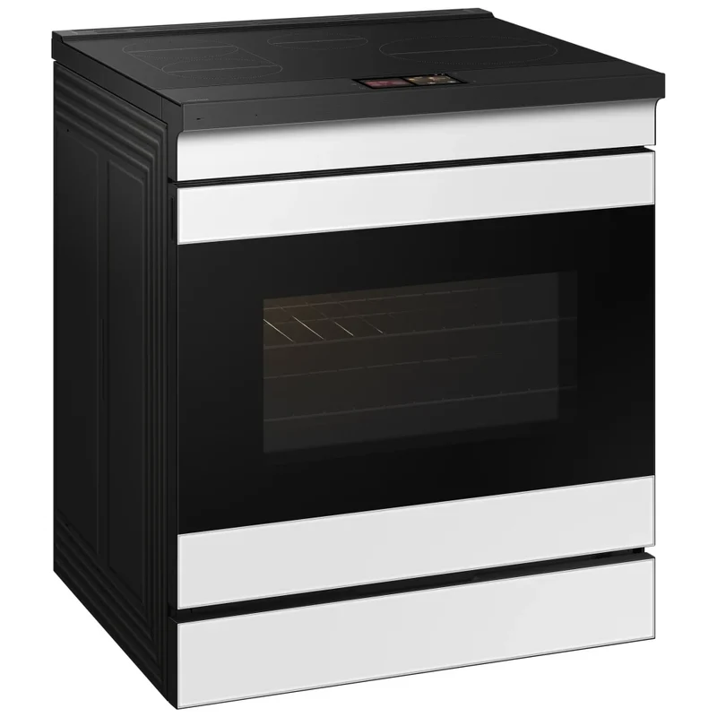 Samsung cuisinière 30 '' 6.3 pi.cu. - BESPOKE - induction- blanc - NSI6DB990012AC - boîte ouvertes