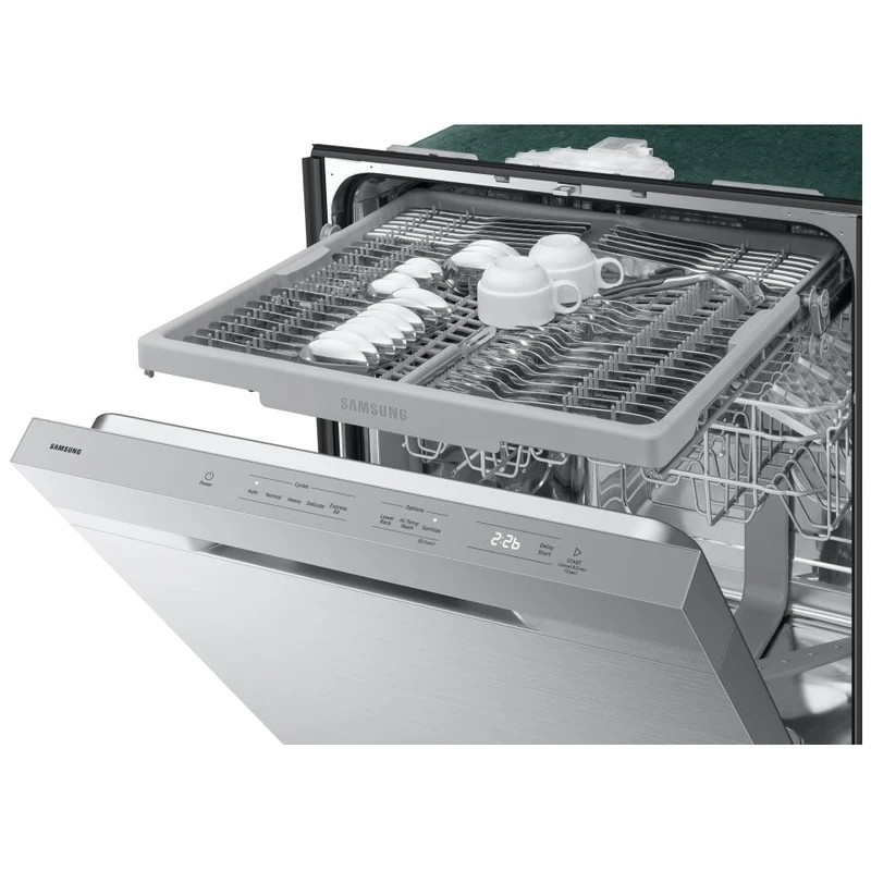 Samsung 24'' Lave-Vaisselle Encastré - Inox -3 paniers - 48dba - DW80DG5500SRAA - Boite Ouverte