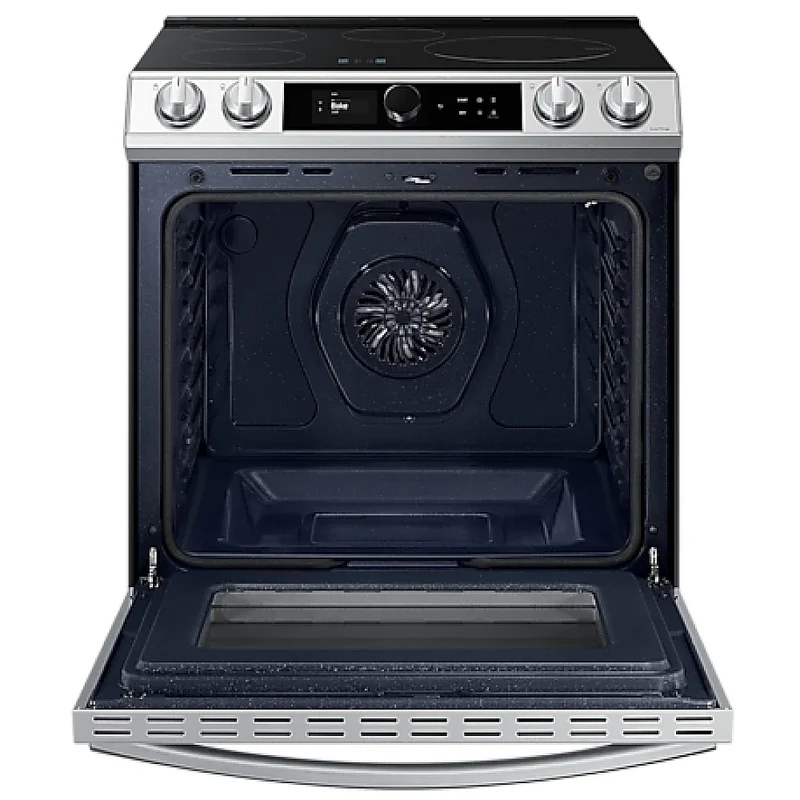 Samsung 30 " 6.3 pi.cu. Cuisinière à induction Samsung Bespoke NE63BB891112AC - Blanc - Boîte ouverte