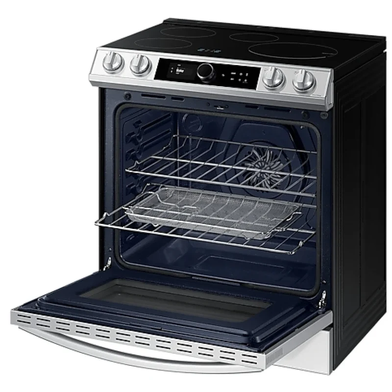 Samsung 30 " 6.3 pi.cu. Cuisinière à induction Samsung Bespoke NE63BB891112AC - Blanc - Boîte ouverte