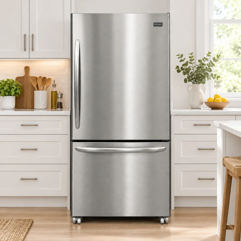 Maytag 30'' Réfrigérateur Congélateur Inférieur - Inox - Reconditionné