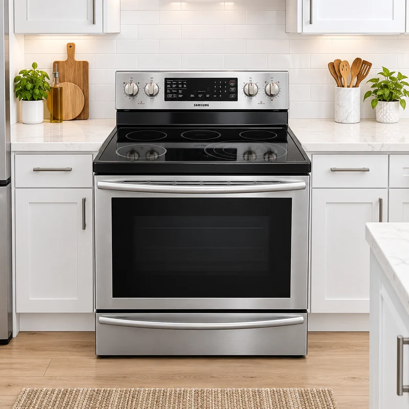 Sasmung 30'' Cuisinière Vitrocéramique - Inox - Reconditionnés
