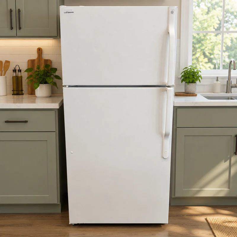 Kenmore 28 '' Réfrigérateur à congélateur Supérieur - Blanc - Reconditionné