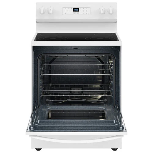 Whirlpool 30'' 5.3 pi cu Cuisinière vitrocéramique - blanc - YWFES3530RW - boîte ouverte