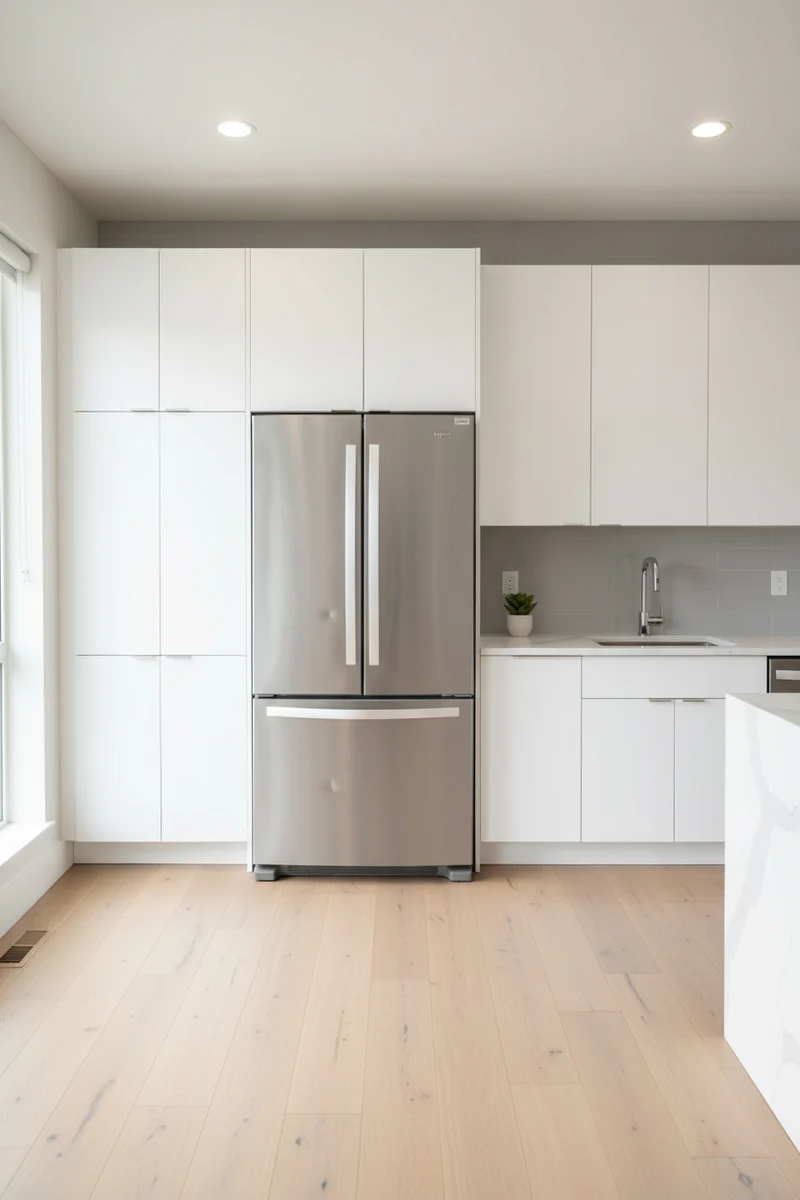 Whirlpool 30'' réfrigérateur porte française - Inox - reconditionné